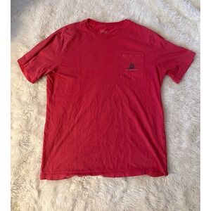 Vineyard Vines Graphic Pocket T-Shirt Boys/Girls XL 16 Red Sailboat Logo